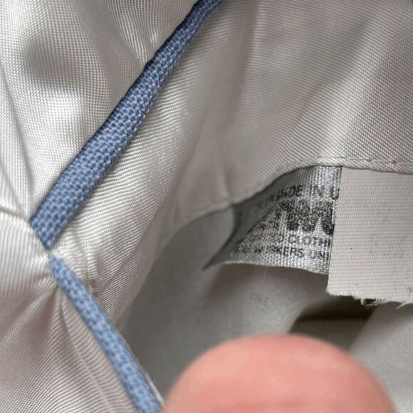 Vintage Union Made Lands End 41R Blazer Sky Blue Polyester Wool Blend READ - Picture 8 of 9